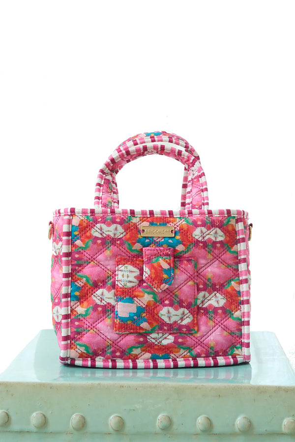 Brooks Avenue OTW Quilted Crossbody in Strawberry Fields
