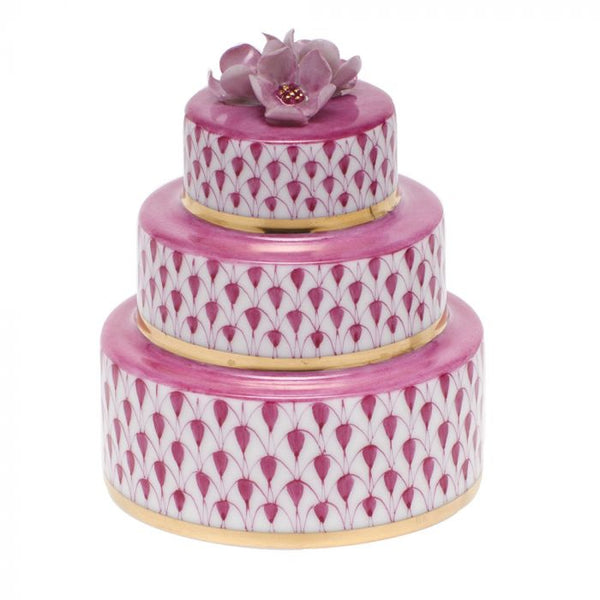 Herend Wedding Cake in Raspberry