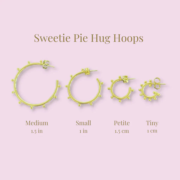 Sheila Fajl Sweetie Pie Hoops (Multiple Size Options!)