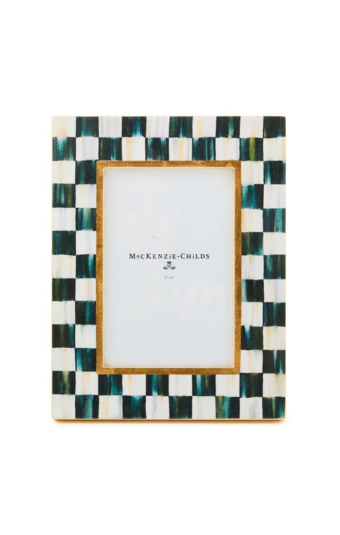Mackenzie Childs 4x6 Lacquer Frame in Courtly Check – Betty