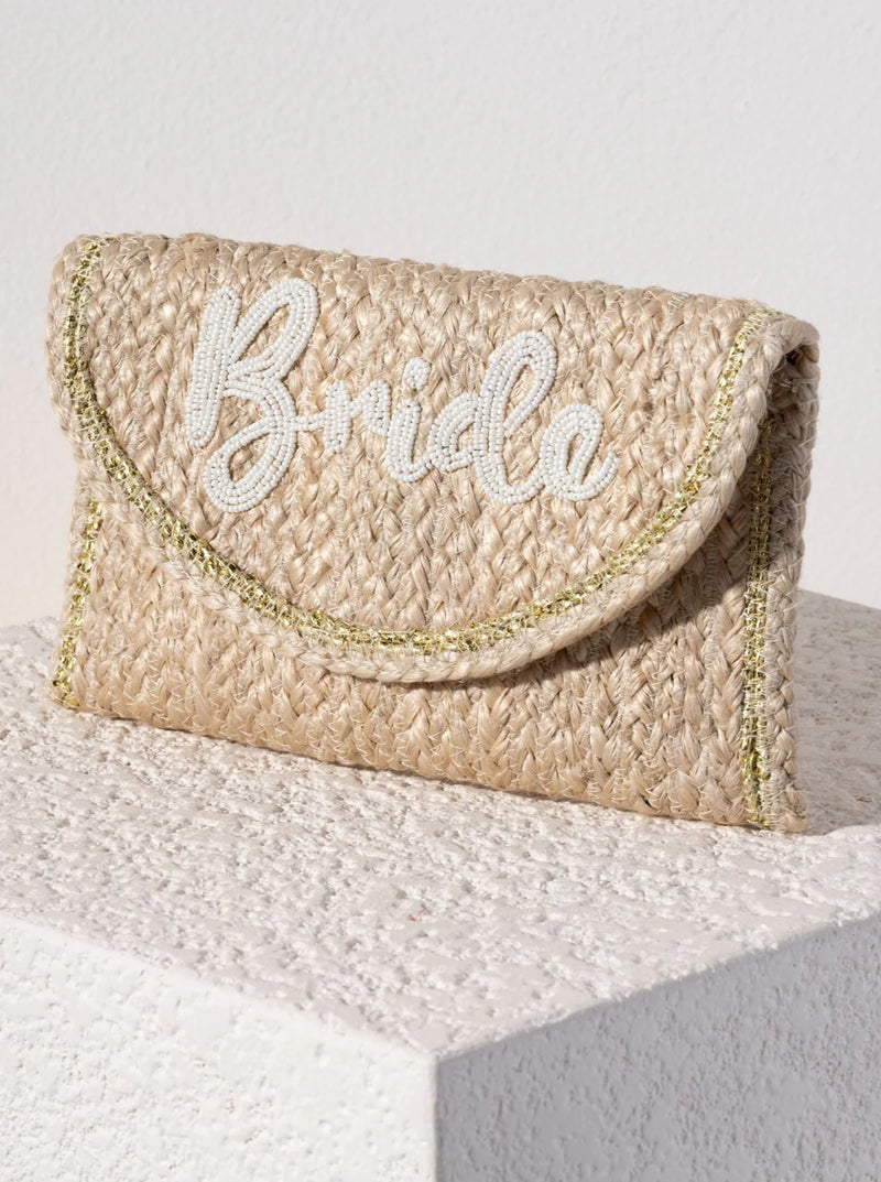 Bride Clutch in Natural