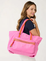 Pink + Orange Jet Tote