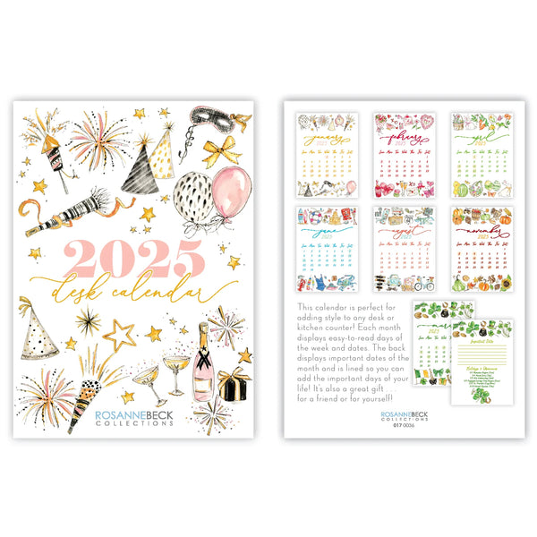 Handpainted Holiday Icon Calendar 2025