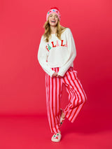 Candy Stripe Boxer Pant in Pink