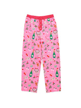 "Merry Icons" Boxer Pant in Pink