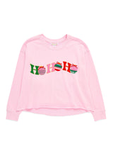 "Ho Ho Ho" Blush Sweatshirt