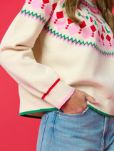 Fair Isle Double Knit Boxy Sweater