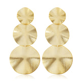 Sheila Fajl Isadora Earrings in Brushed 18K Gold Plate