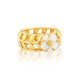 Capucine De Wulf Mermaid Garden Fleur Vine Ring (Multiple Size Options)