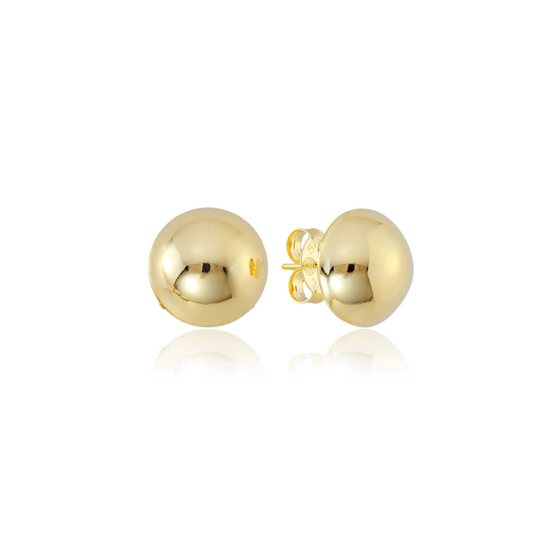 Sheila Fajl Small Soulful Studs - Shiny 18K Gold Plated