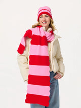 Scalloped Striped Scarf (Two Color Options)