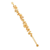 Capucine De Wulf Meadow Walk Bouquet Link Bracelet in Gold