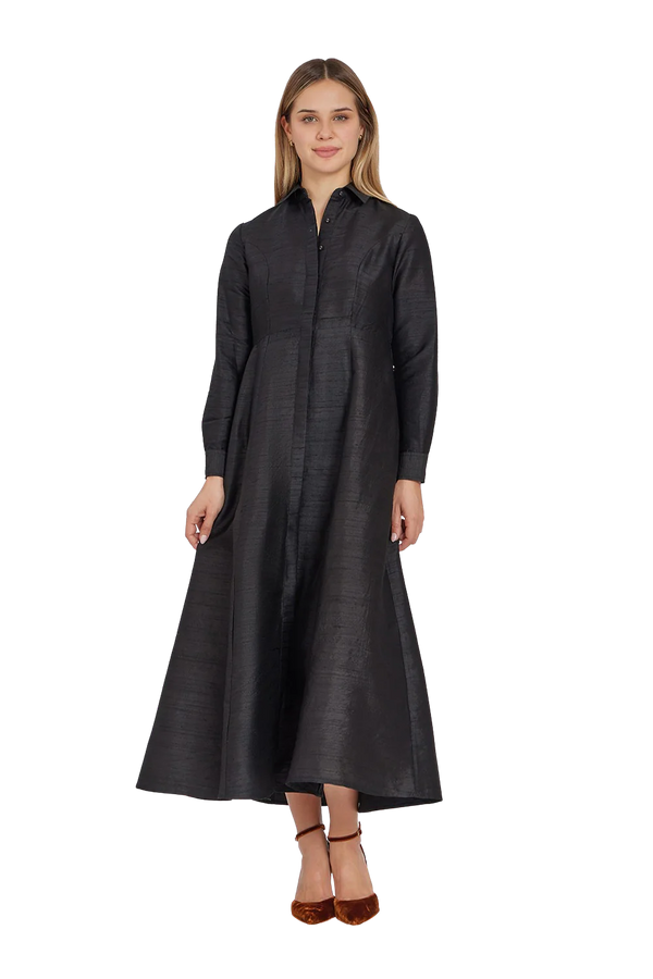 LIVRO Black Classic Shirtdress