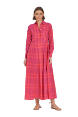 LIVRO Hollyberry Check Classic Shirtdress
