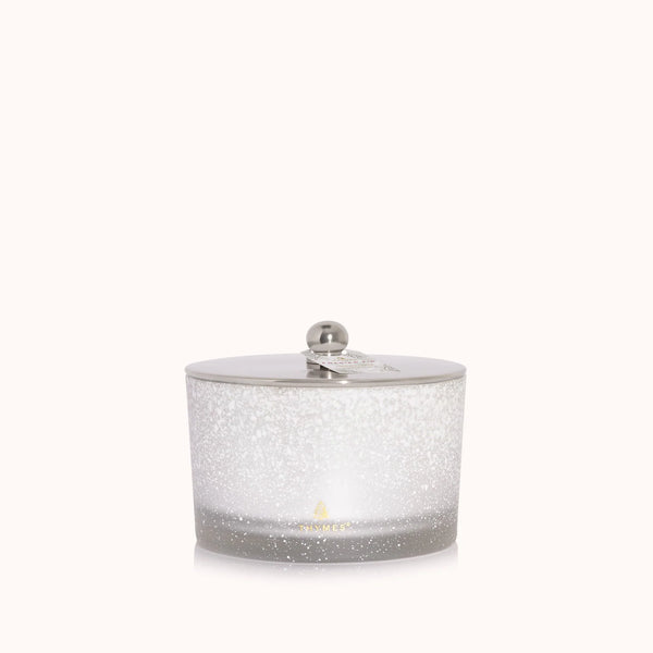 Thymes Frasier Fir Flocked 3 Wick Candle