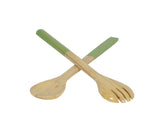 Large Bamboo Salad Servers (Multiple Color Options)