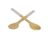 Large Bamboo Salad Servers (Multiple Color Options)