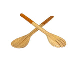Large Bamboo Salad Servers (Multiple Color Options)