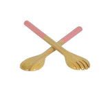 Large Bamboo Salad Servers (Multiple Color Options)