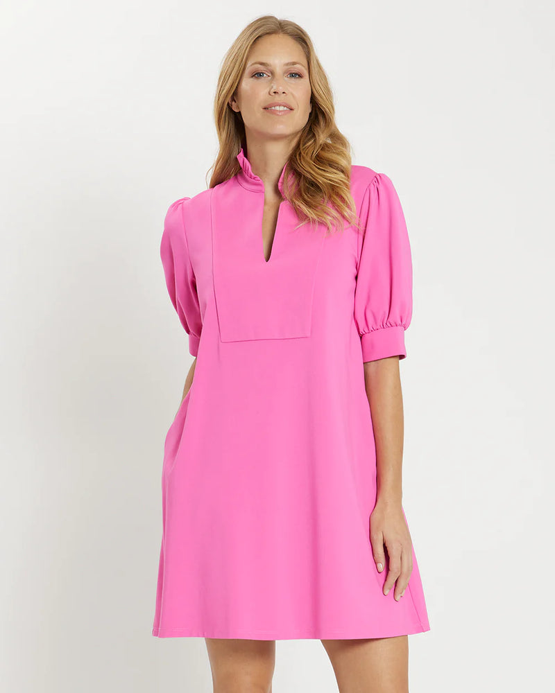 Jude Connally Stasha Ponte Dress in Peony Pink