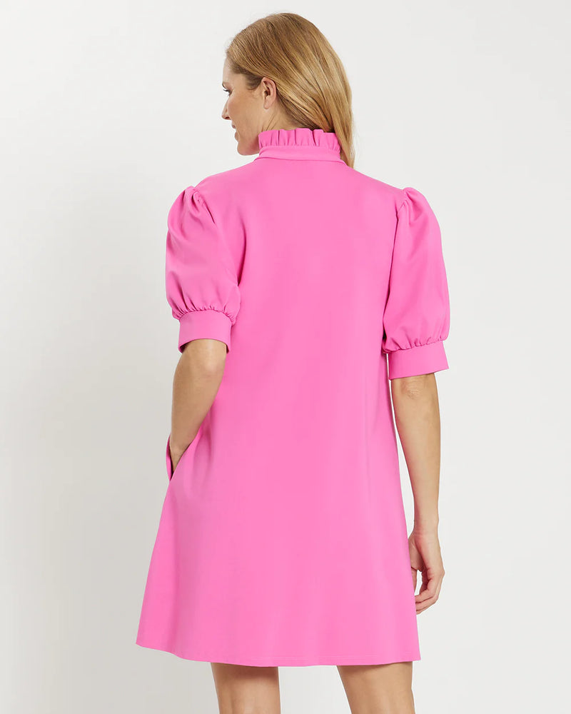 Jude Connally Stasha Ponte Dress in Peony Pink