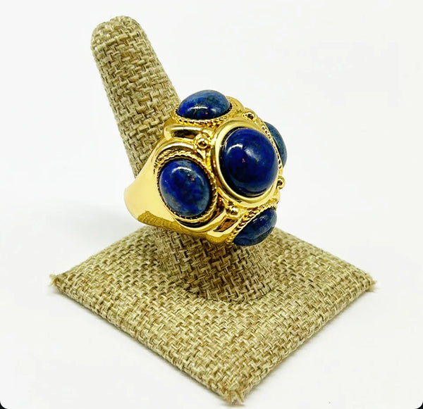 Parker Kennedy - "The Marge" - Lapis Cocktail Ring