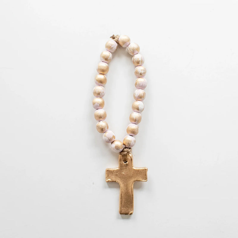 Bitty Cross (White, Pink and Blue Options)