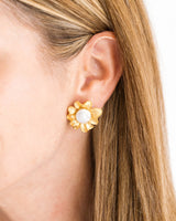 Susan Shaw Marigold Pearl Studs