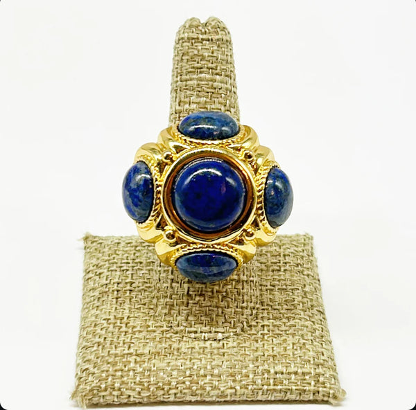 Parker Kennedy - "The Marge" - Lapis Cocktail Ring