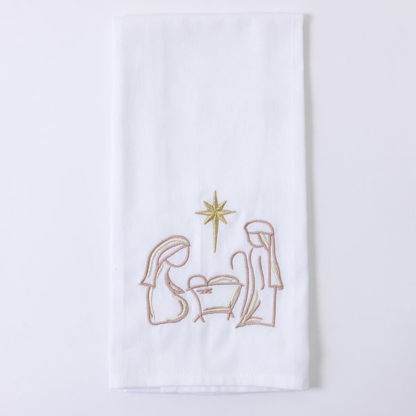 Nativity Tea Towel