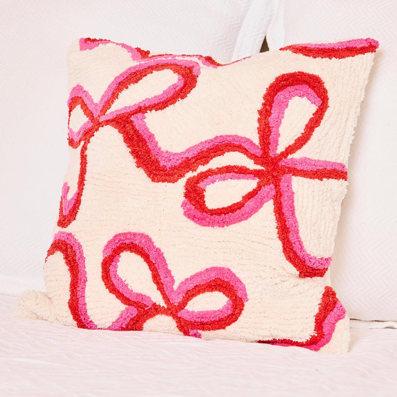 Whimsical Bows Square Pillow