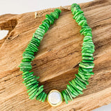 The Sariah Necklace with Round Pearl (Three Color Options)