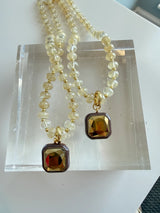 Smith & Co. Design Toasted Almond Harvest Pendant Necklace