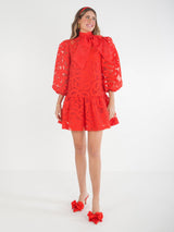 Emily McCarthy Bella Dress in Holly Red