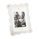 Clear Acrylic Cross Frame