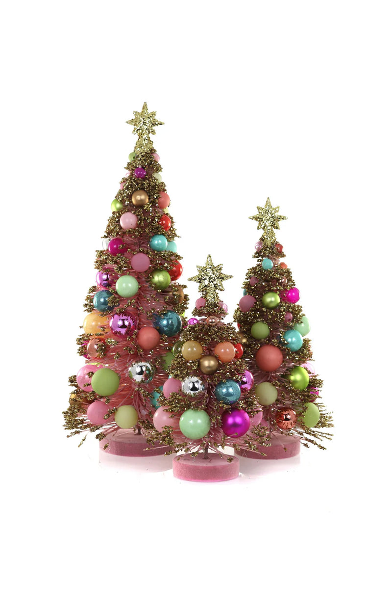 Cody Foster Merry and Bright Pink Trees (Three Size Options)