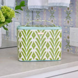 Laura Park Petite Frond Green Train Case