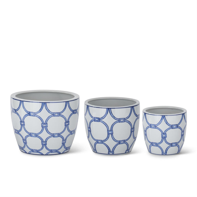 Blue and White Pot - 3 Size Options