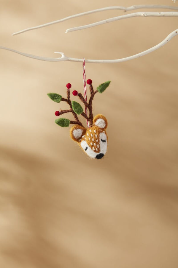 Deer Critter Felt Ornament