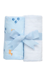 3 Marthas Set of Two Burp Cloths (Two Style Options)