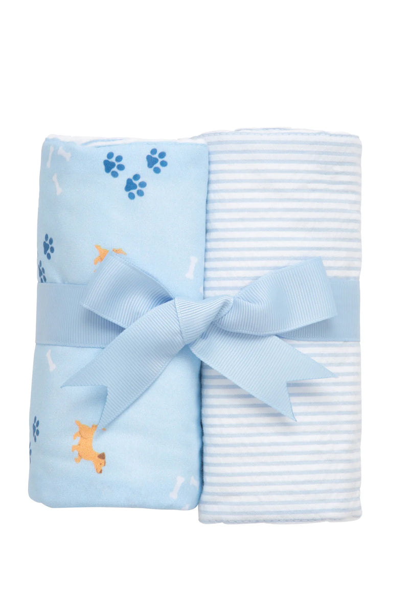 3 Marthas Set of Two Burp Cloths (Two Style Options)