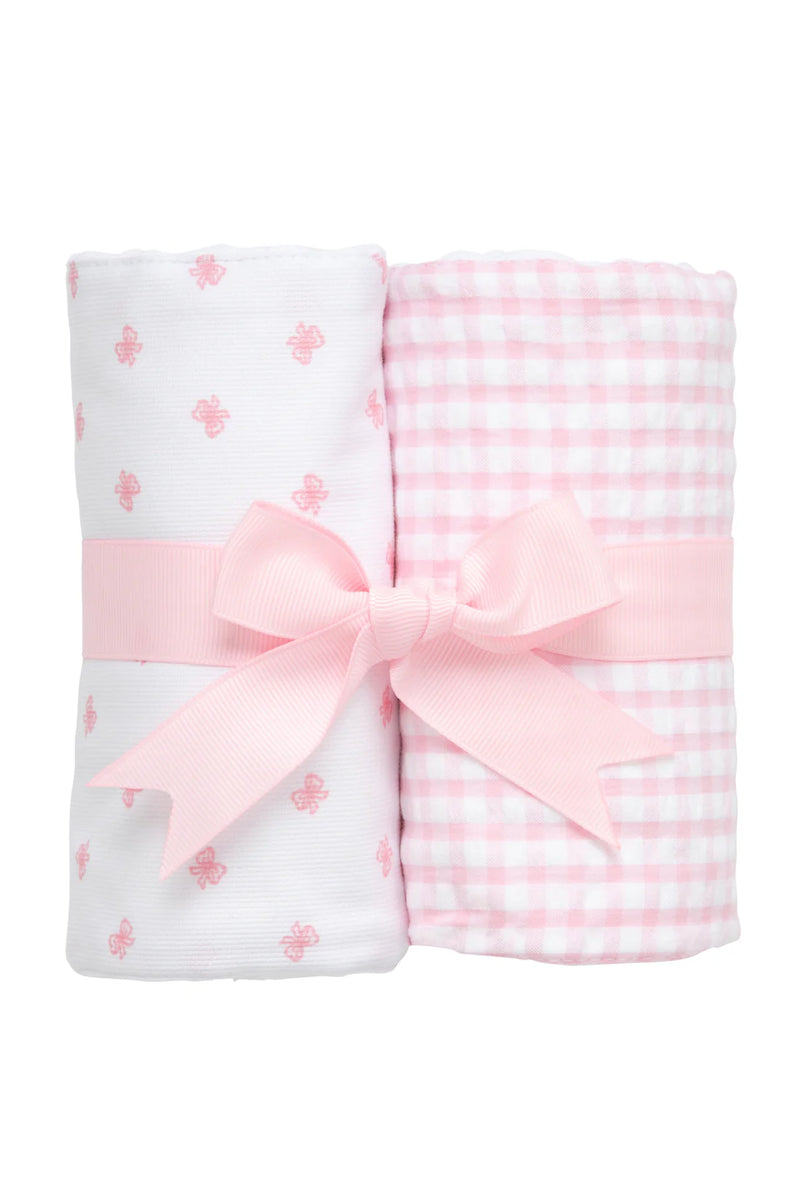 3 Marthas Set of Two Burp Cloths (Two Style Options)