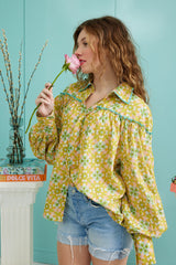 Brooks Avenue Frankie Blouse in Lady Di