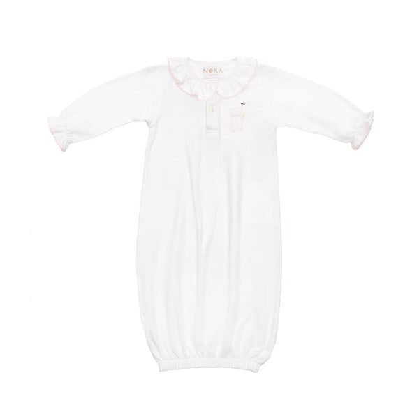 Baby Teddy Bear Cotton Knit Sack (Two Color Options)