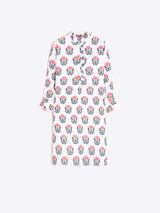 Pink Floral Print Dress