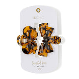 Tortoise Twist Set of Two Claw Clips in a Bow Shape