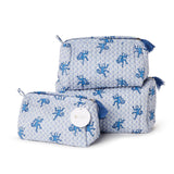 Blue Monkey Print Pouch (Three Size Options)