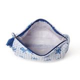 Blue Monkey Print Pouch (Three Size Options)
