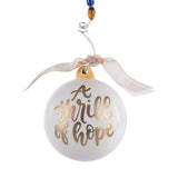 Thrill Of Hope With Animals Ornament