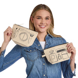 Sketch Motif Pouch (Two Style Options)